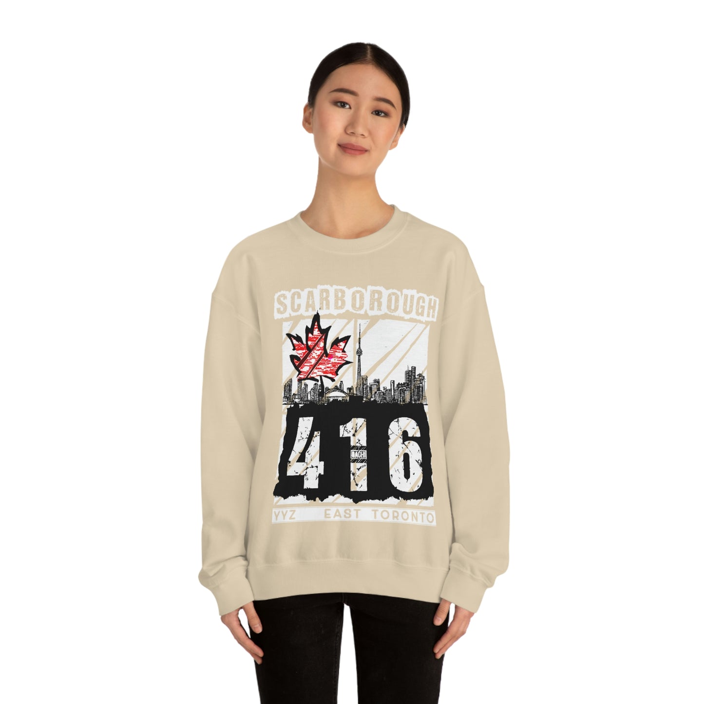 Unisex Sweatshirt Scarborough 416 Toronto