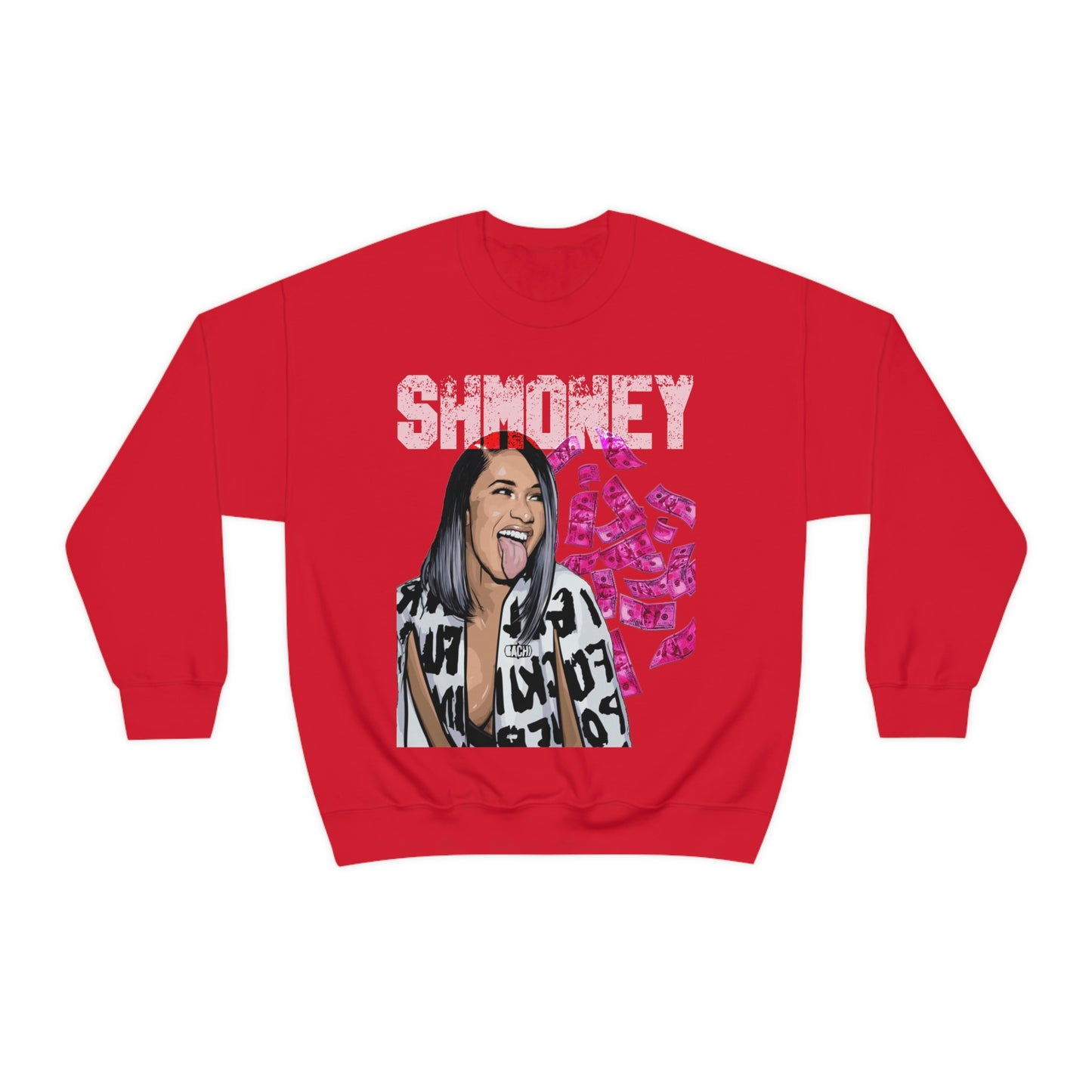 Unisex Sweatshirt Cardi B Shmoney