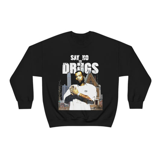 Unisex Crewneck Sweatshirt Big Meech BMF Say No To Drugs