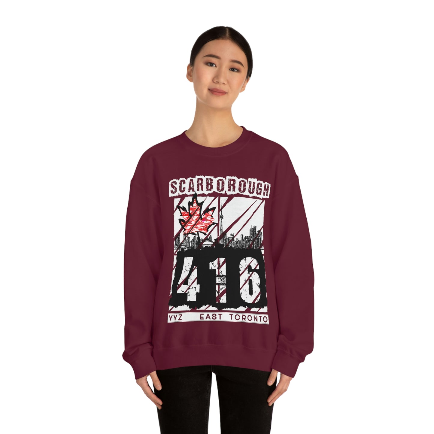 Unisex Sweatshirt Scarborough 416 Toronto