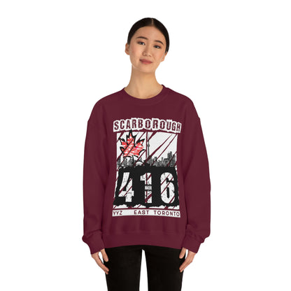 Unisex Sweatshirt Scarborough 416 Toronto