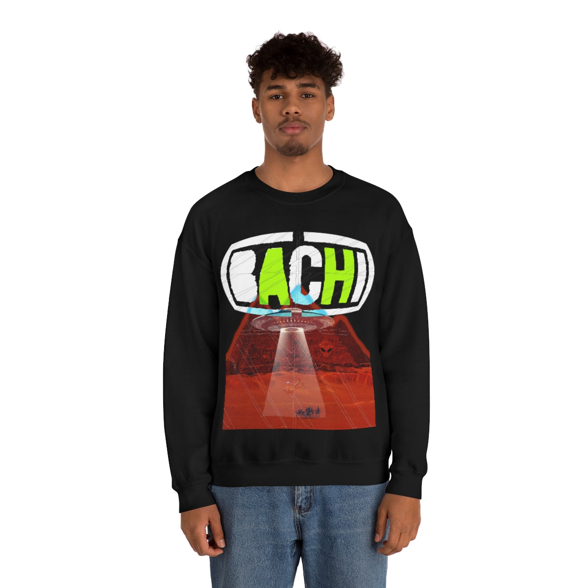 Unisex Sweatshirt Bachi Alien Abduction