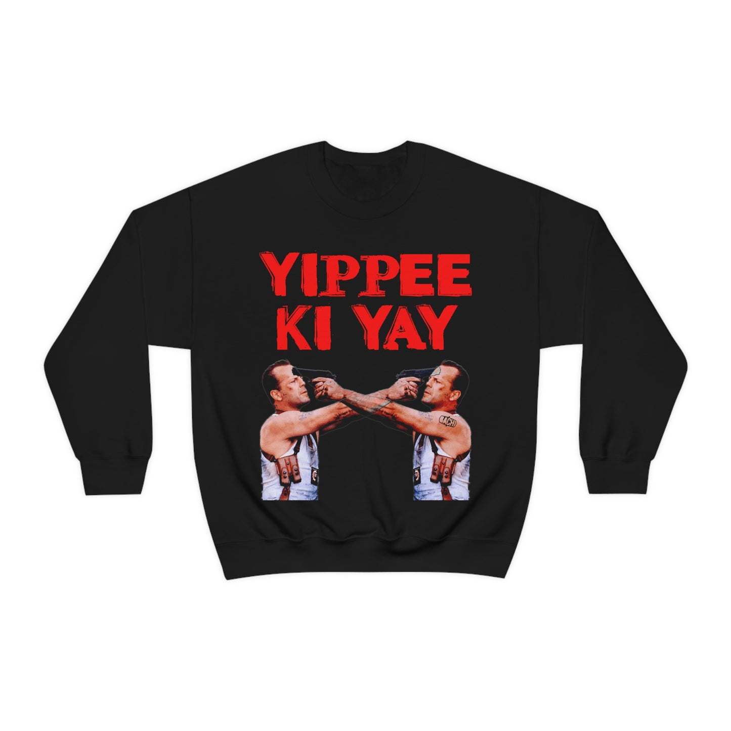 Unisex Sweater Bruce Willis Yippee Ki Yay