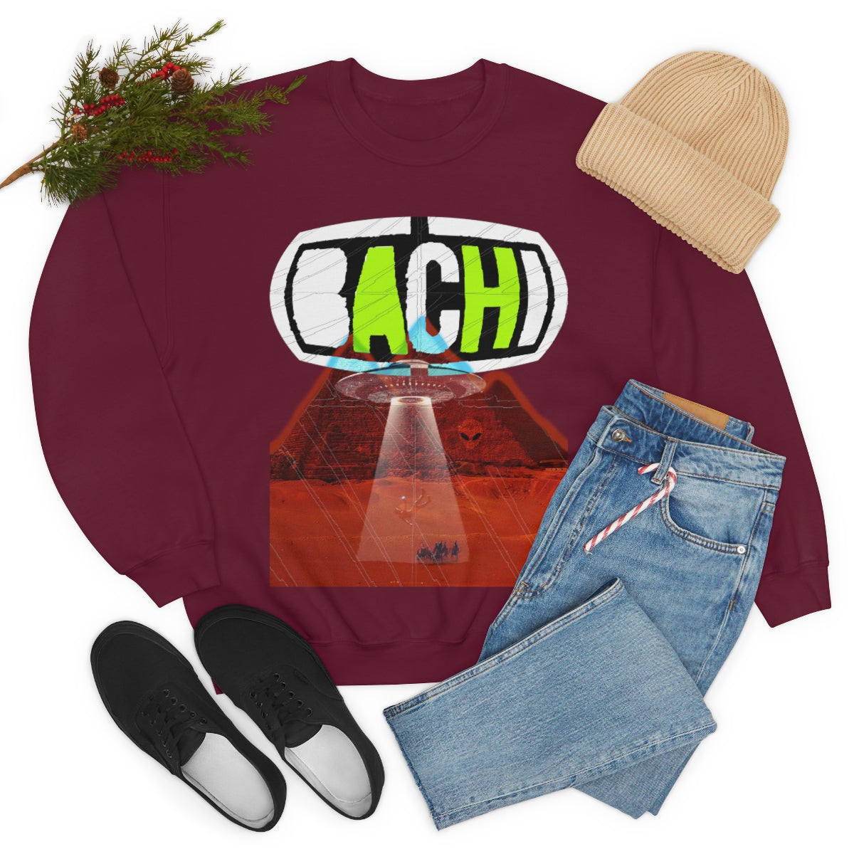 Unisex Sweatshirt Bachi Alien Abduction