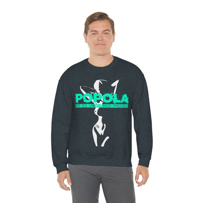 Popola No Es Una Mala Palabra by Bachi Unisex Crewneck Sweatshirt - Bachi Apparel