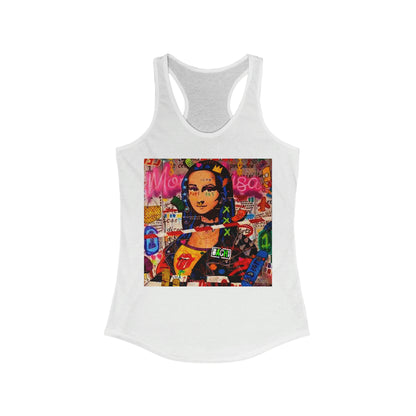 Women's color camo MonaLisa Ideal Racerback Tank