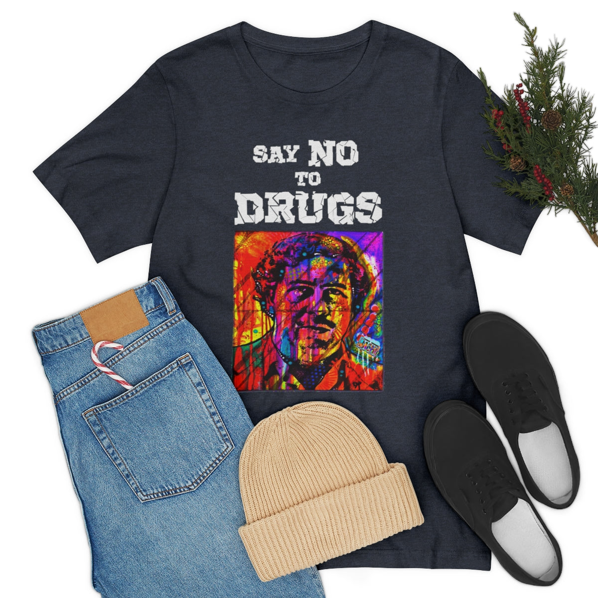 Unisex T-shirt Pablo Escobar Say No To Drugs