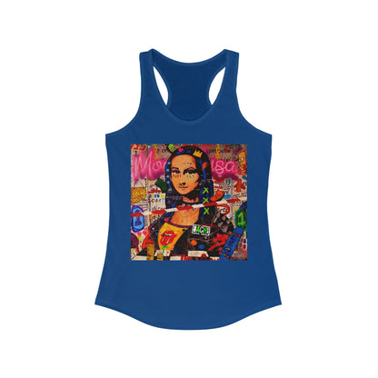 Women's color camo MonaLisa Ideal Racerback Tank