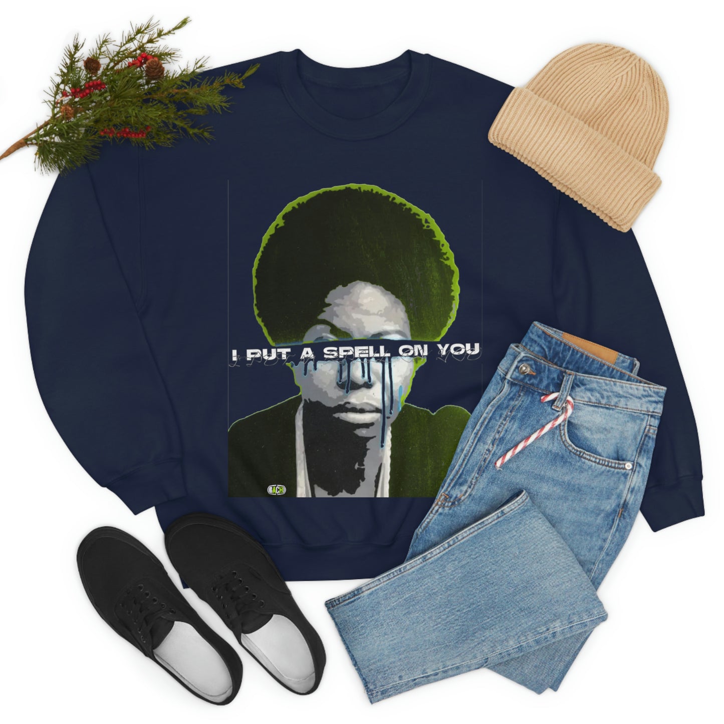 Unisex  Sweatshirt Nina Simone I Put A Spell On You