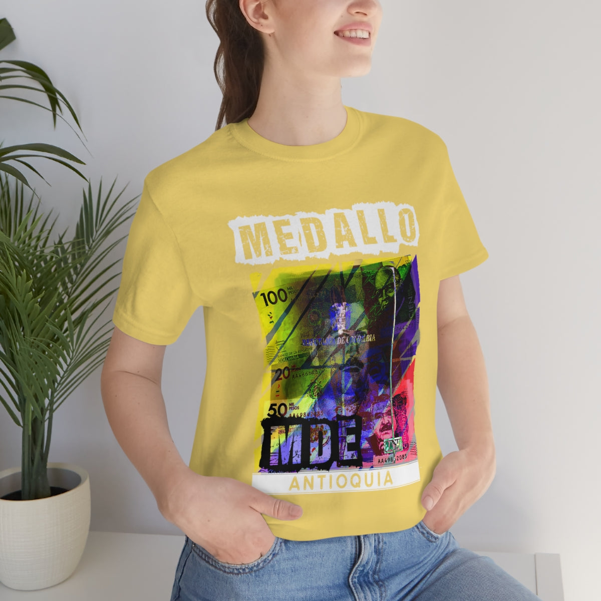 Unisex T-shirt Rep Your Country Medellin Colombia Medallo