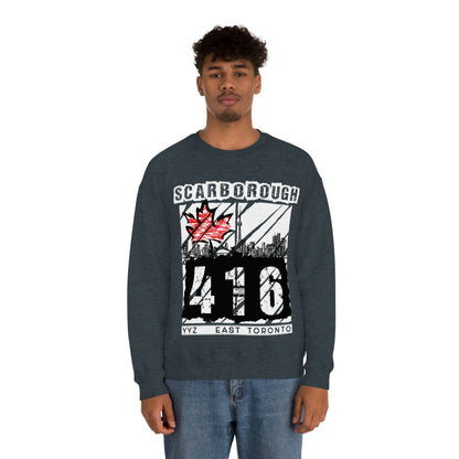 Unisex Sweatshirt Scarborough 416 Toronto