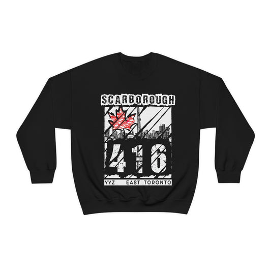 Unisex Sweatshirt Scarborough 416 Toronto