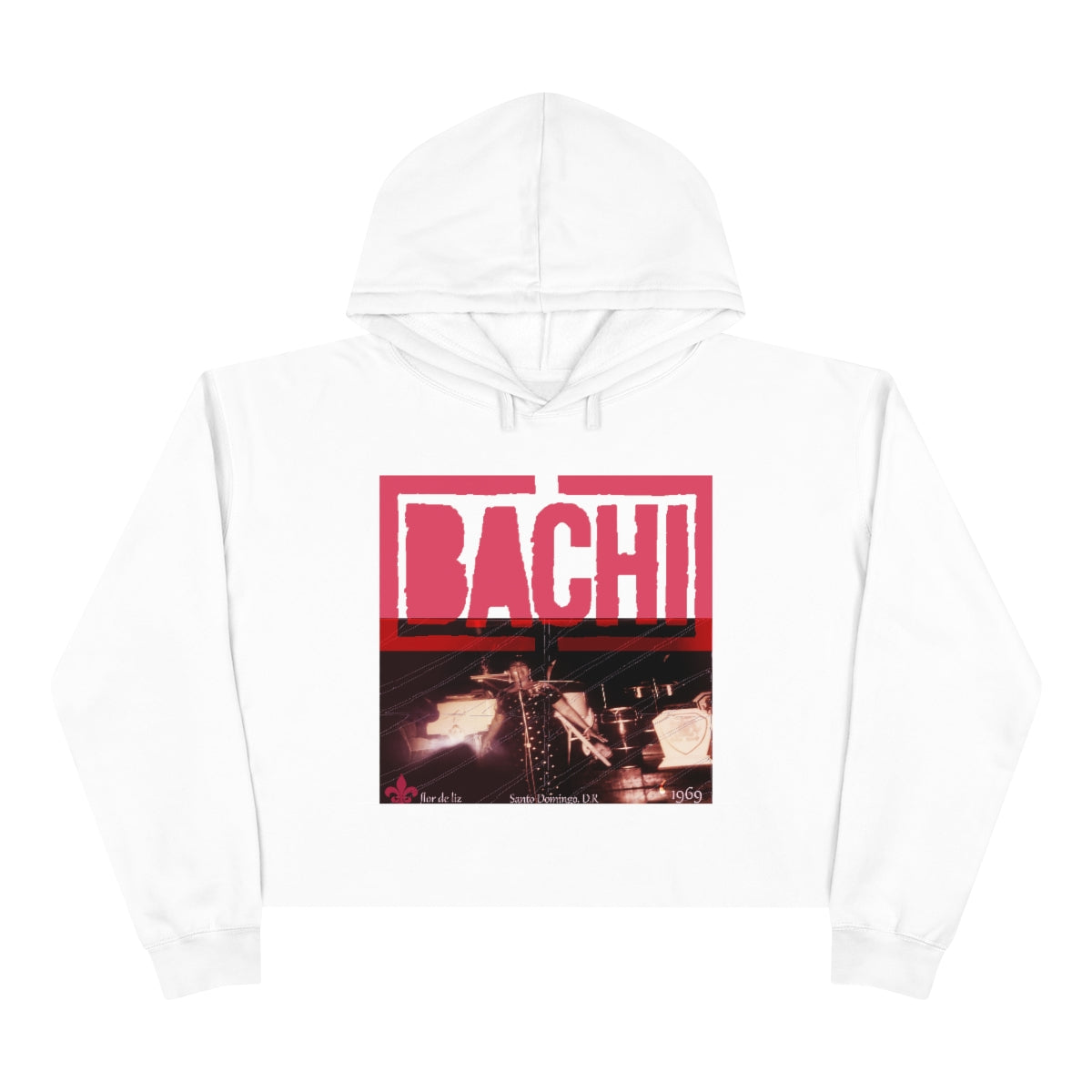 Women's Crop Hoodie Bachi Flor De Liz