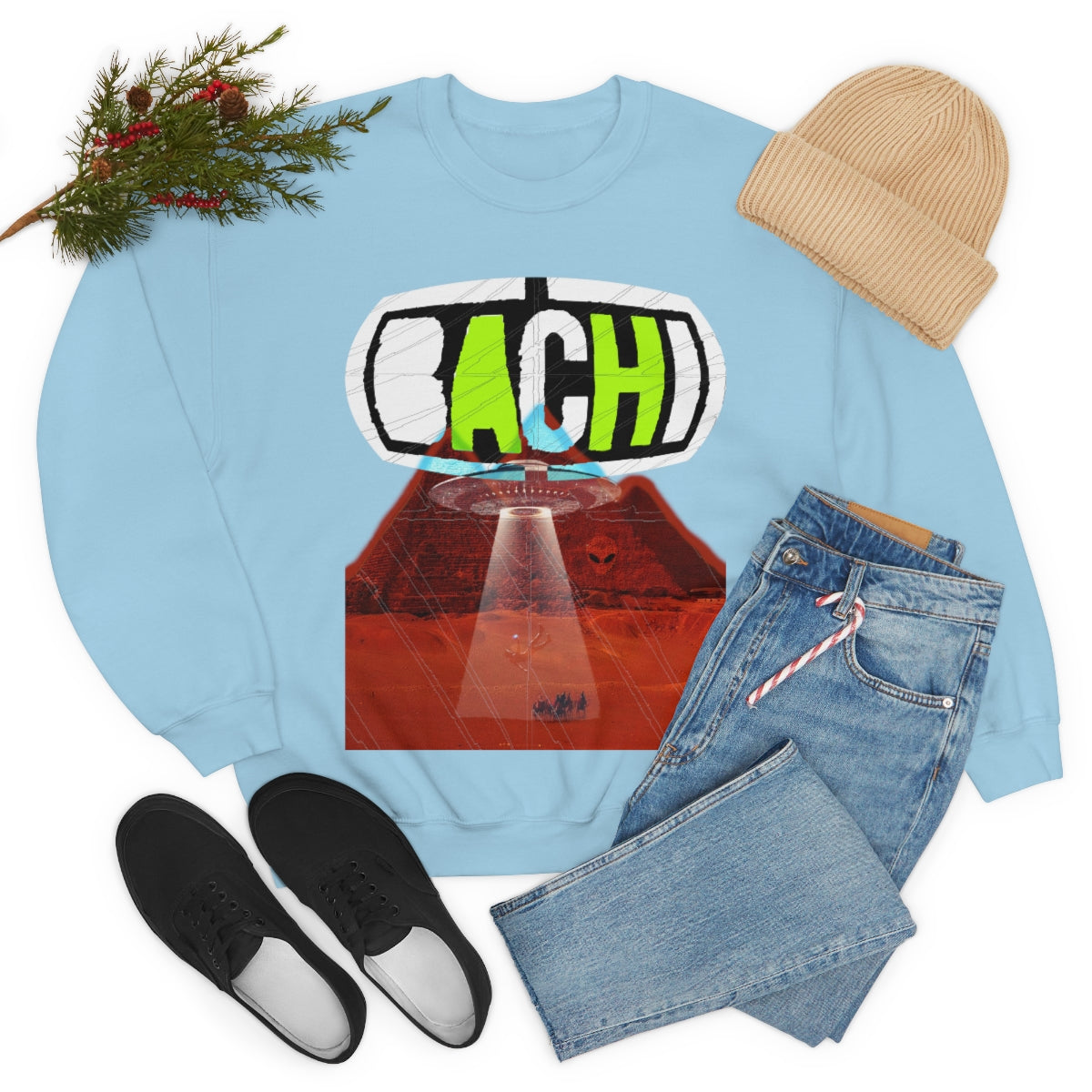 Unisex Sweatshirt Bachi Alien Abduction