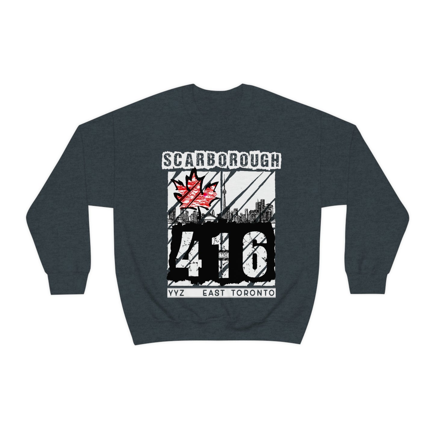 Unisex Sweatshirt Scarborough 416 Toronto