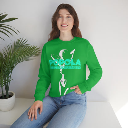 Popola No Es Una Mala Palabra by Bachi Unisex Crewneck Sweatshirt - Bachi Apparel