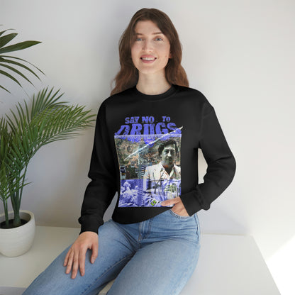 Unisex Sweatshirt Pablo Escobar Medellin Say No To Drugs