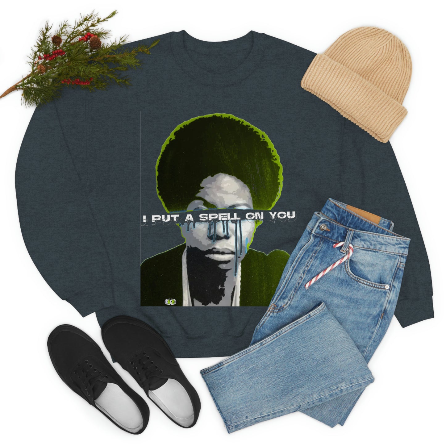 Unisex  Sweatshirt Nina Simone I Put A Spell On You