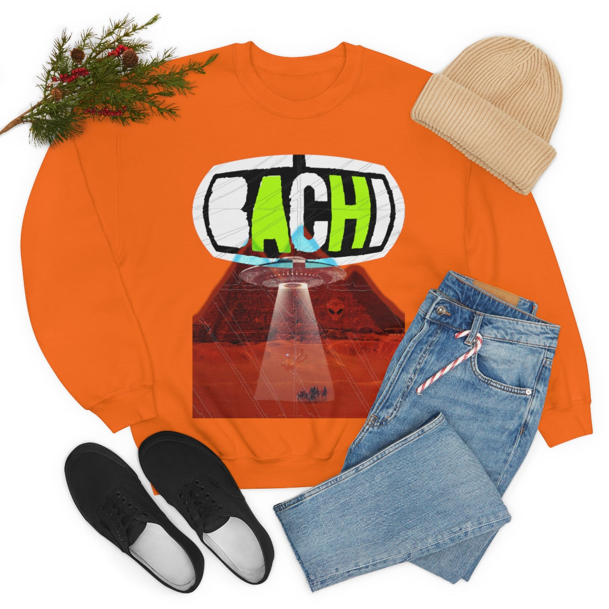 Unisex Sweatshirt Bachi Alien Abduction