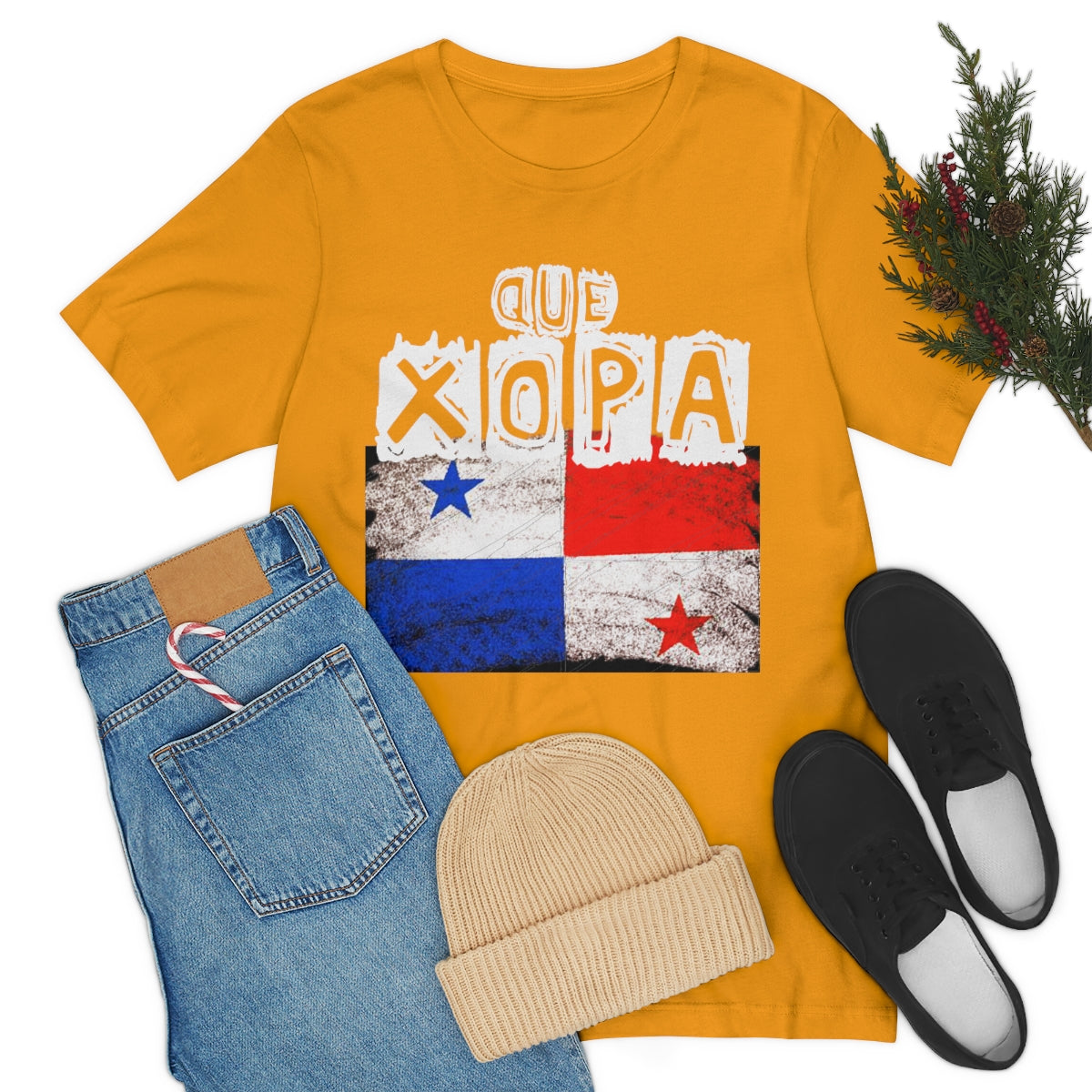 Unisex T-shirt Bachi Que Xopa Panama