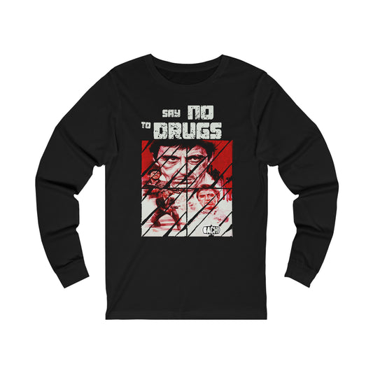Unisex Long T-shirt Tony Montana  Say No To Drugs