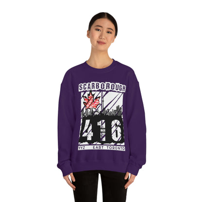 Unisex Sweatshirt Scarborough 416 Toronto