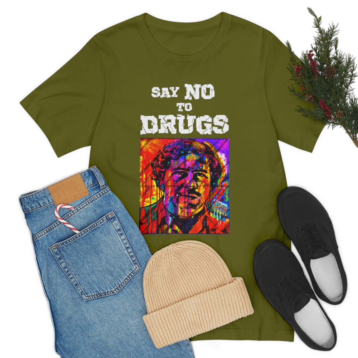 Unisex T-shirt Pablo Escobar Say No To Drugs