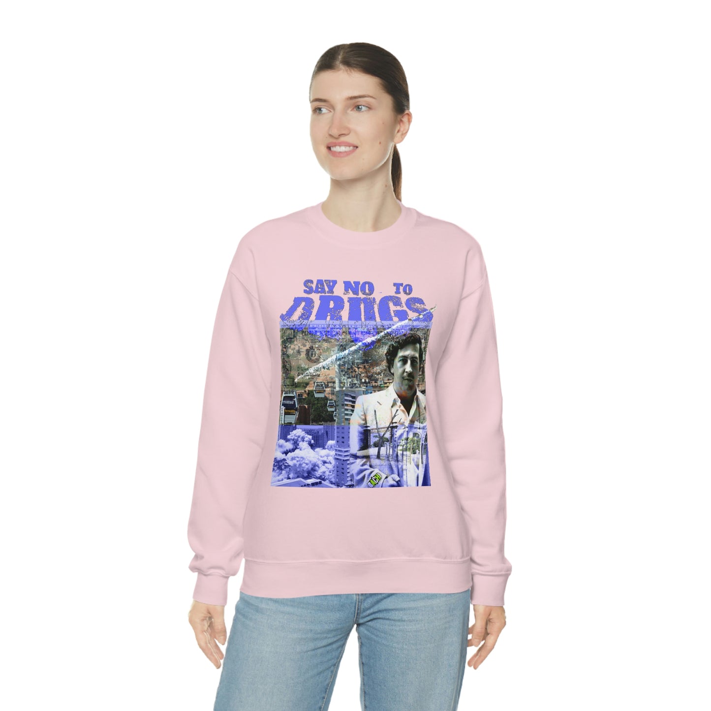 Unisex Sweatshirt Pablo Escobar Medellin Say No To Drugs