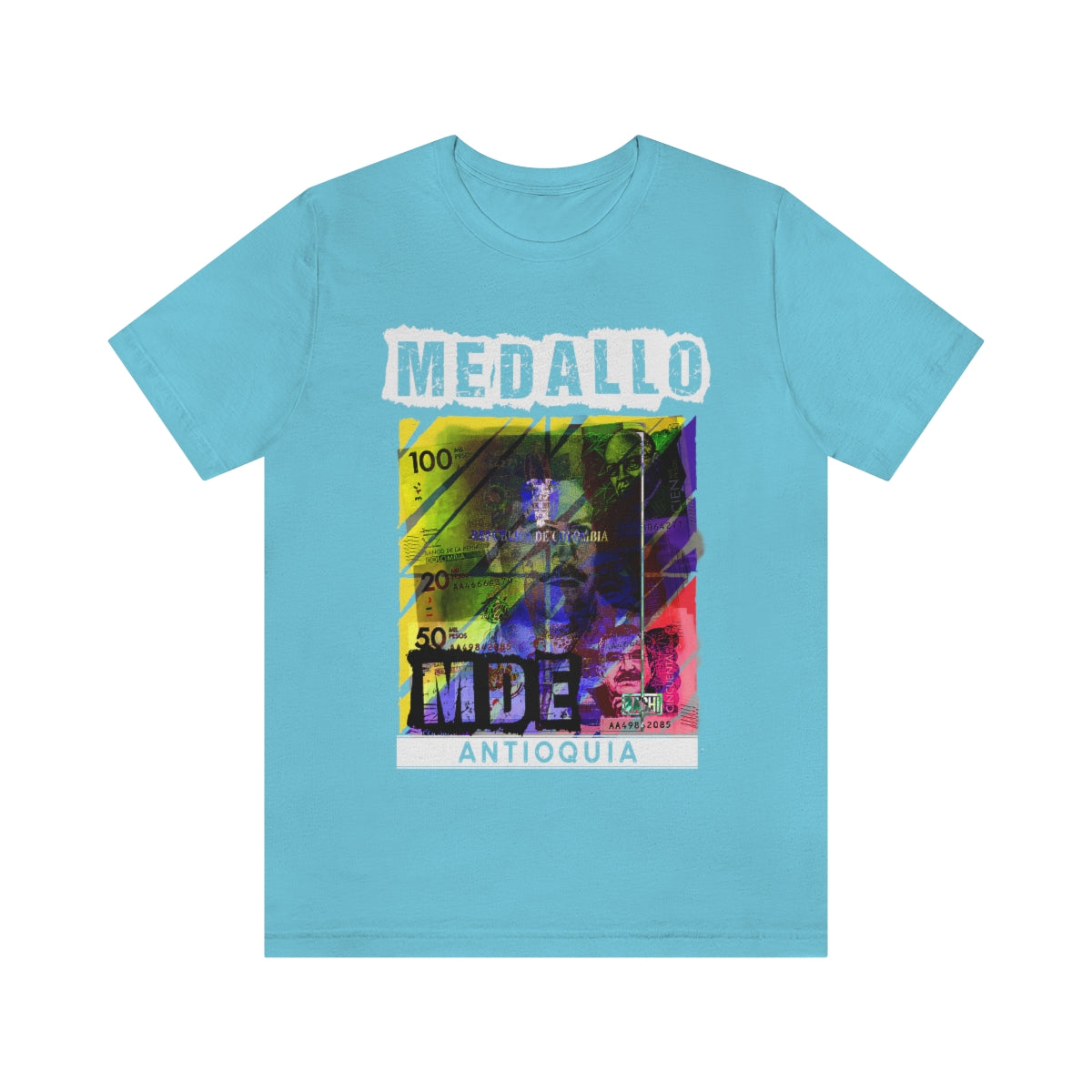 Unisex T-shirt Rep Your Country Medellin Colombia Medallo