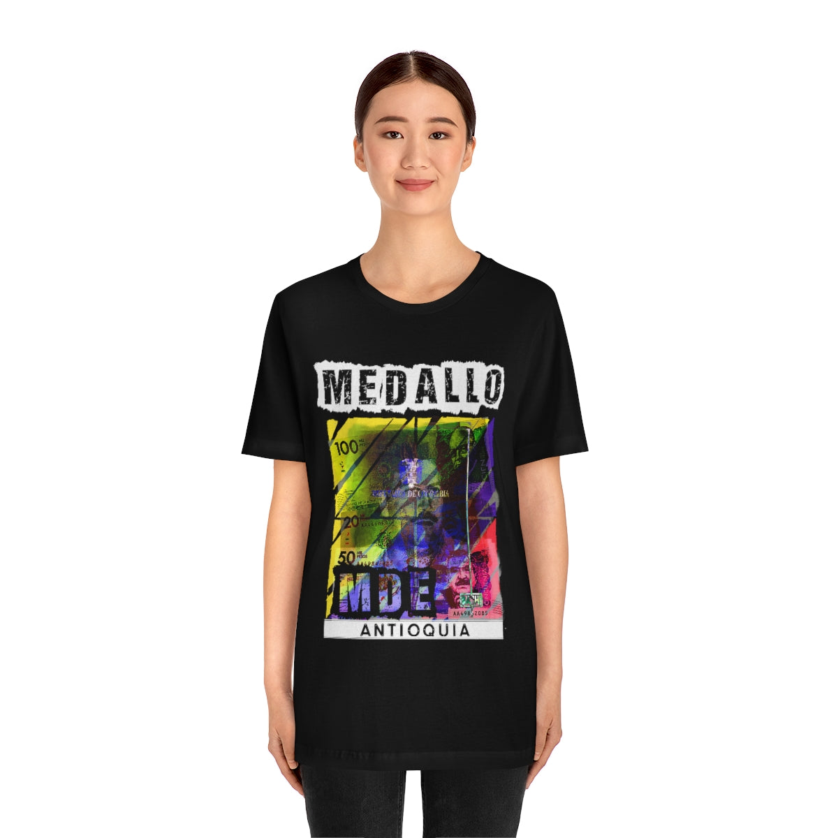 Unisex T-shirt Rep Your Country Medellin Colombia Medallo