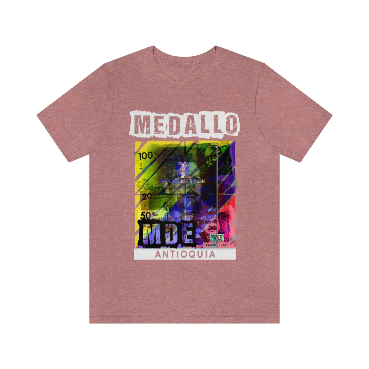 Unisex T-shirt Rep Your Country Medellin Colombia Medallo