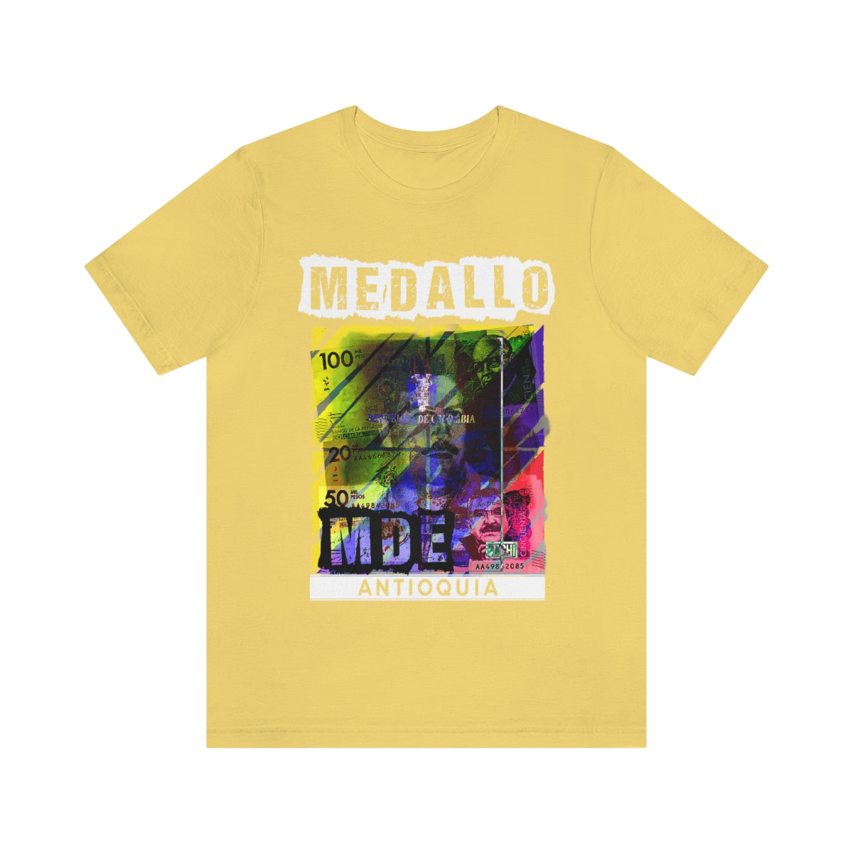 Unisex T-shirt Rep Your Country Medellin Colombia Medallo