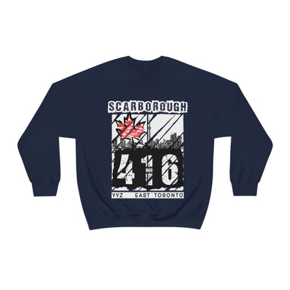 Unisex Sweatshirt Scarborough 416 Toronto