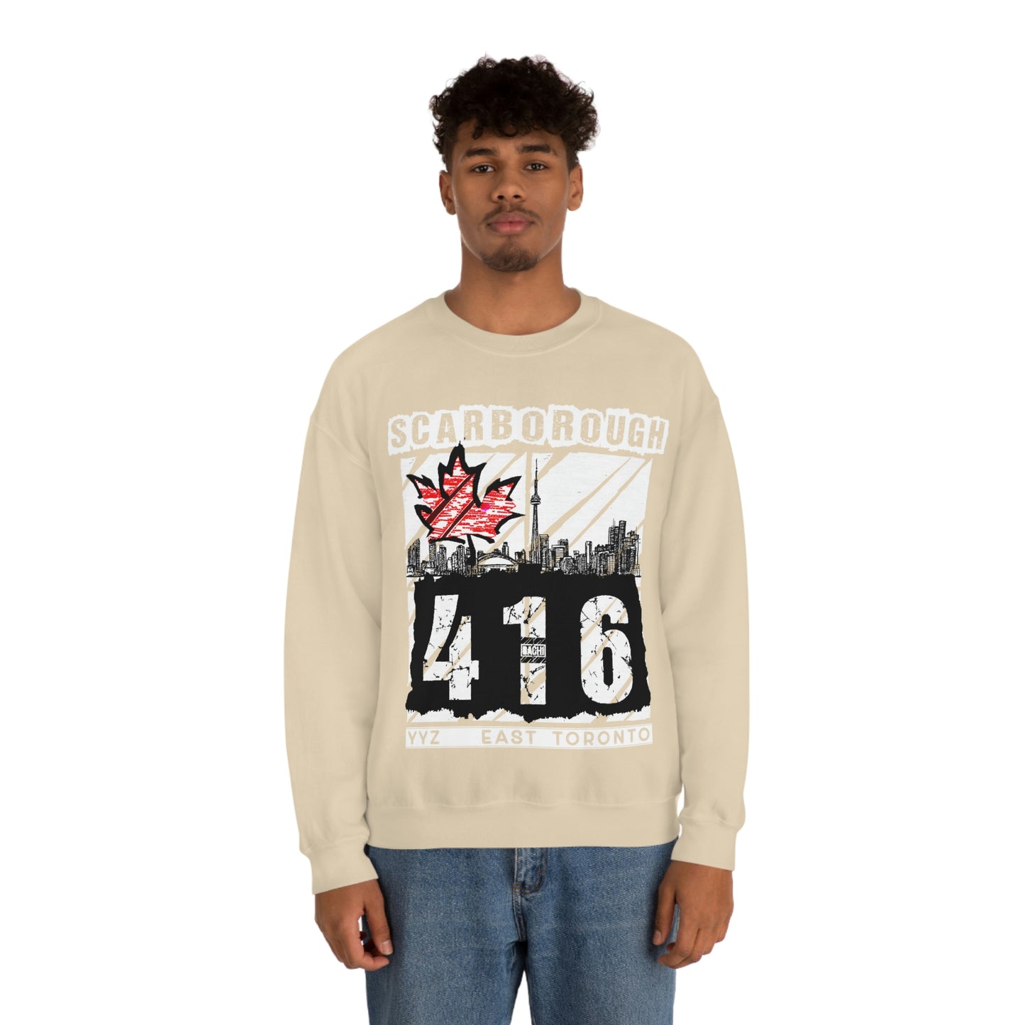 Unisex Sweatshirt Scarborough 416 Toronto