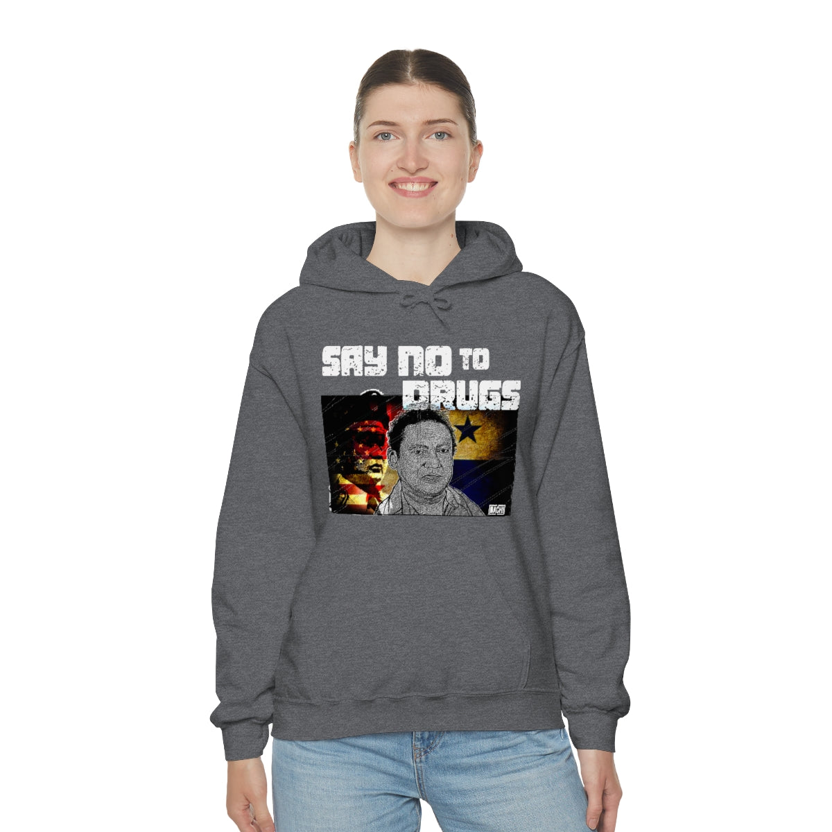 Unisex Hoodie Say No Drugs Manuel Noriega