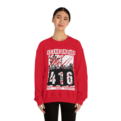 Unisex Sweatshirt Scarborough 416 Toronto