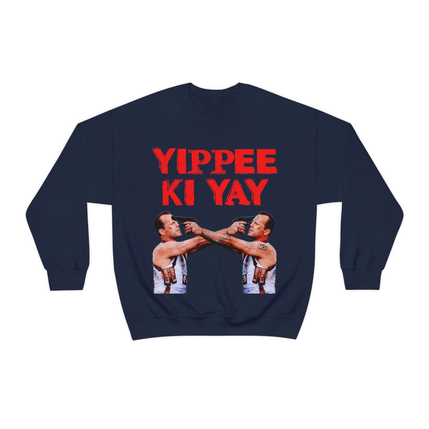 Unisex Sweater Bruce Willis Yippee Ki Yay