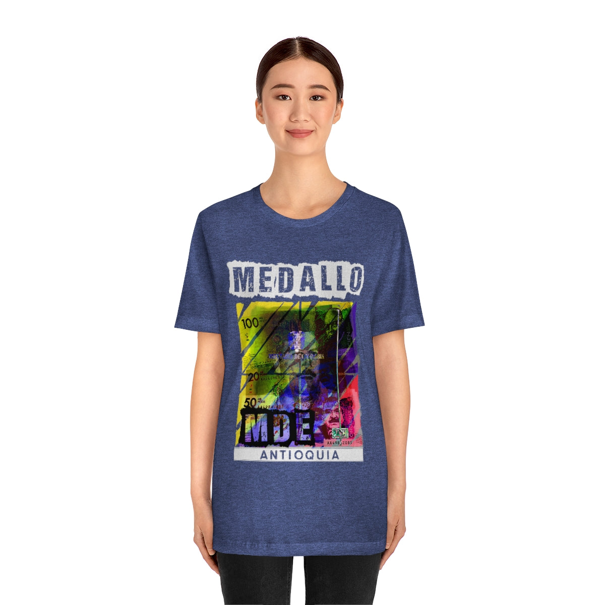 Unisex T-shirt Rep Your Country Medellin Colombia Medallo