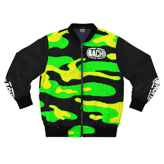 Men's Black Green Camo Bomber Jacket | Canada