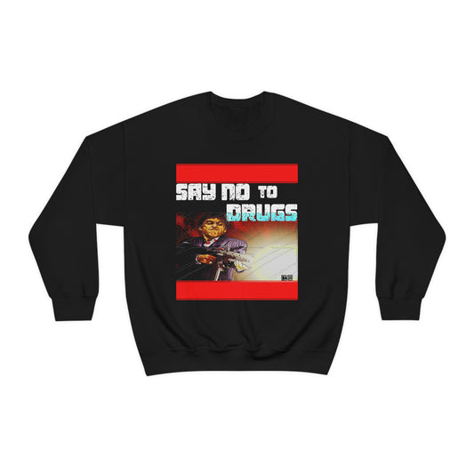 Unisex Sweatshirt Scarface Say No To Drugs