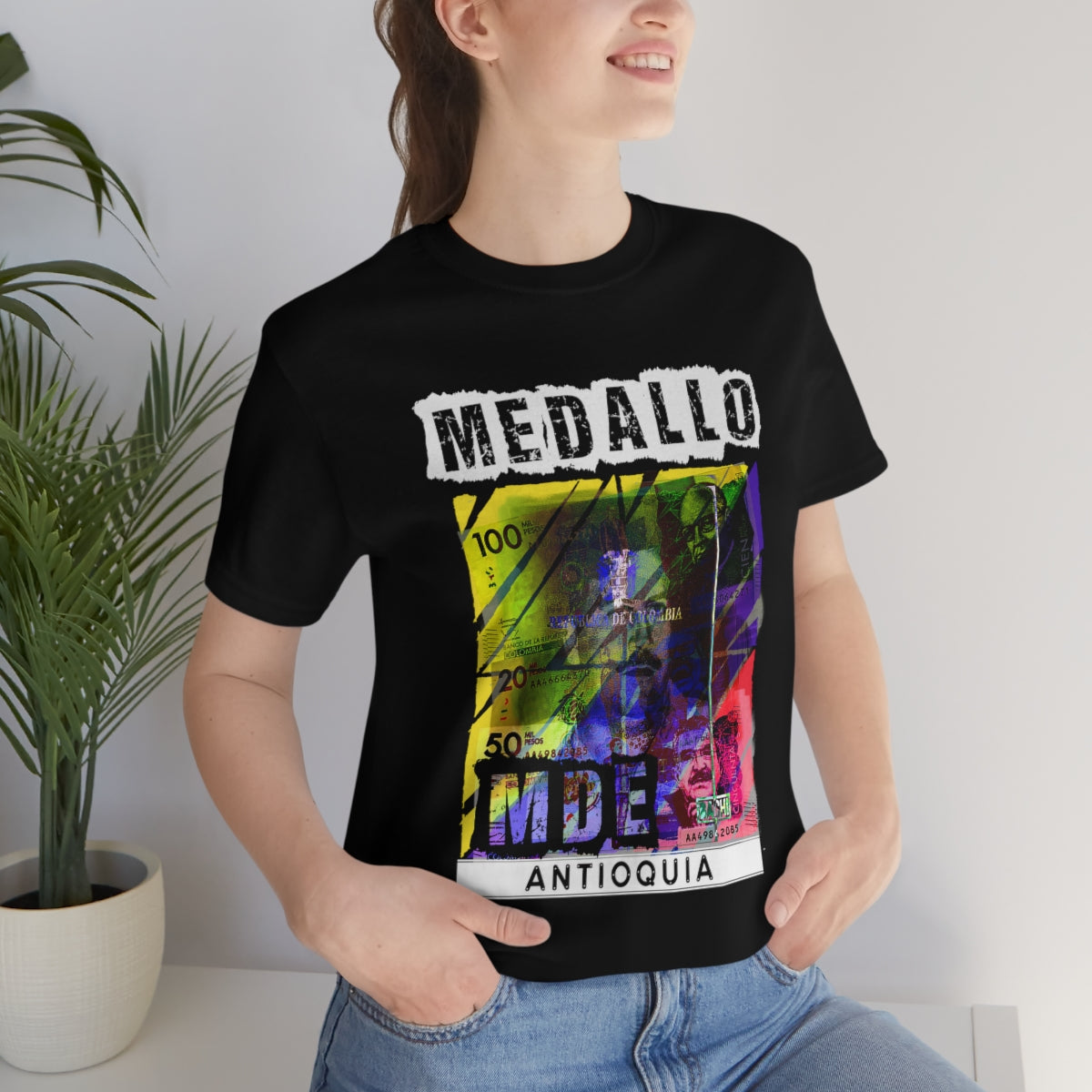 Unisex T-shirt Rep Your Country Medellin Colombia Medallo