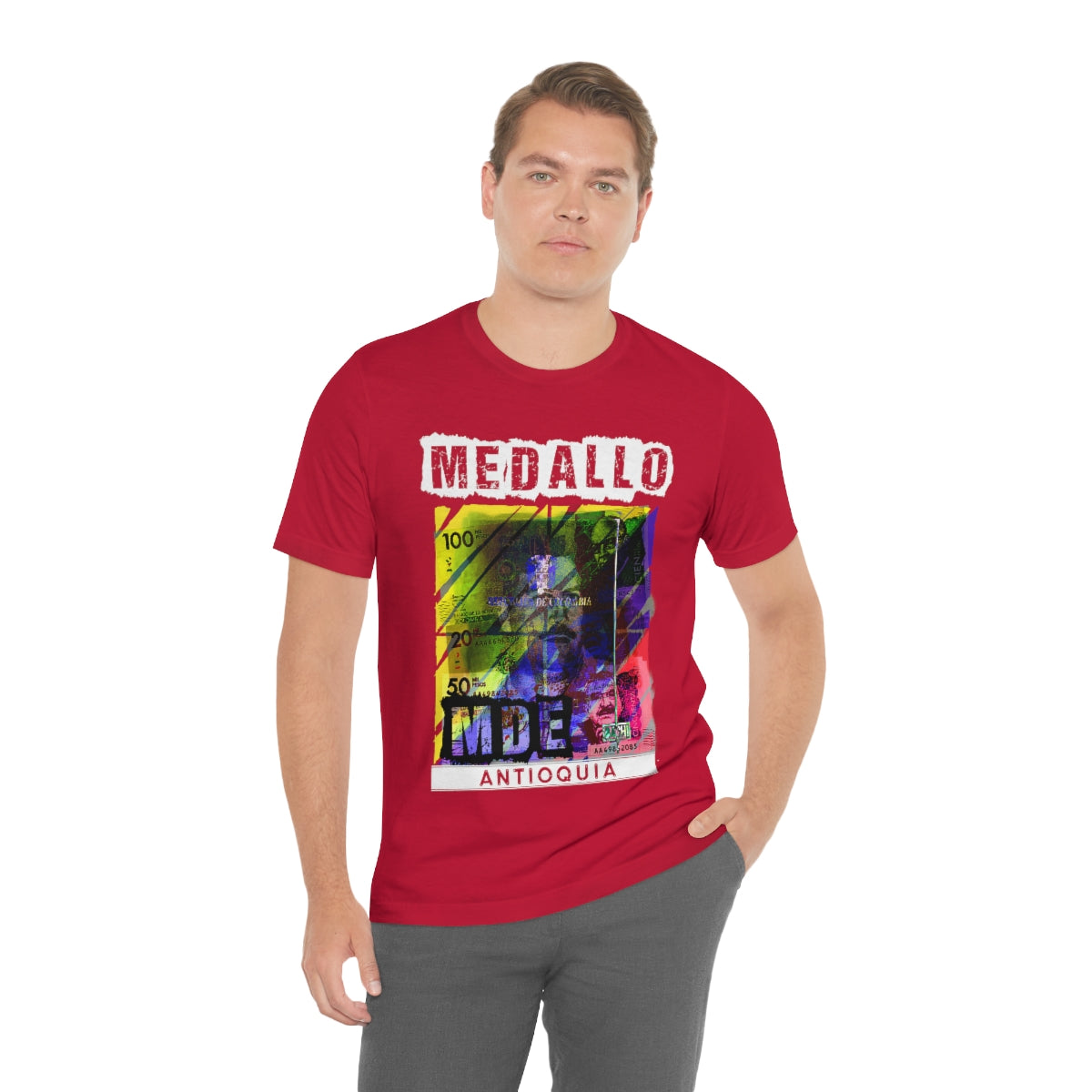 Unisex T-shirt Rep Your Country Medellin Colombia Medallo