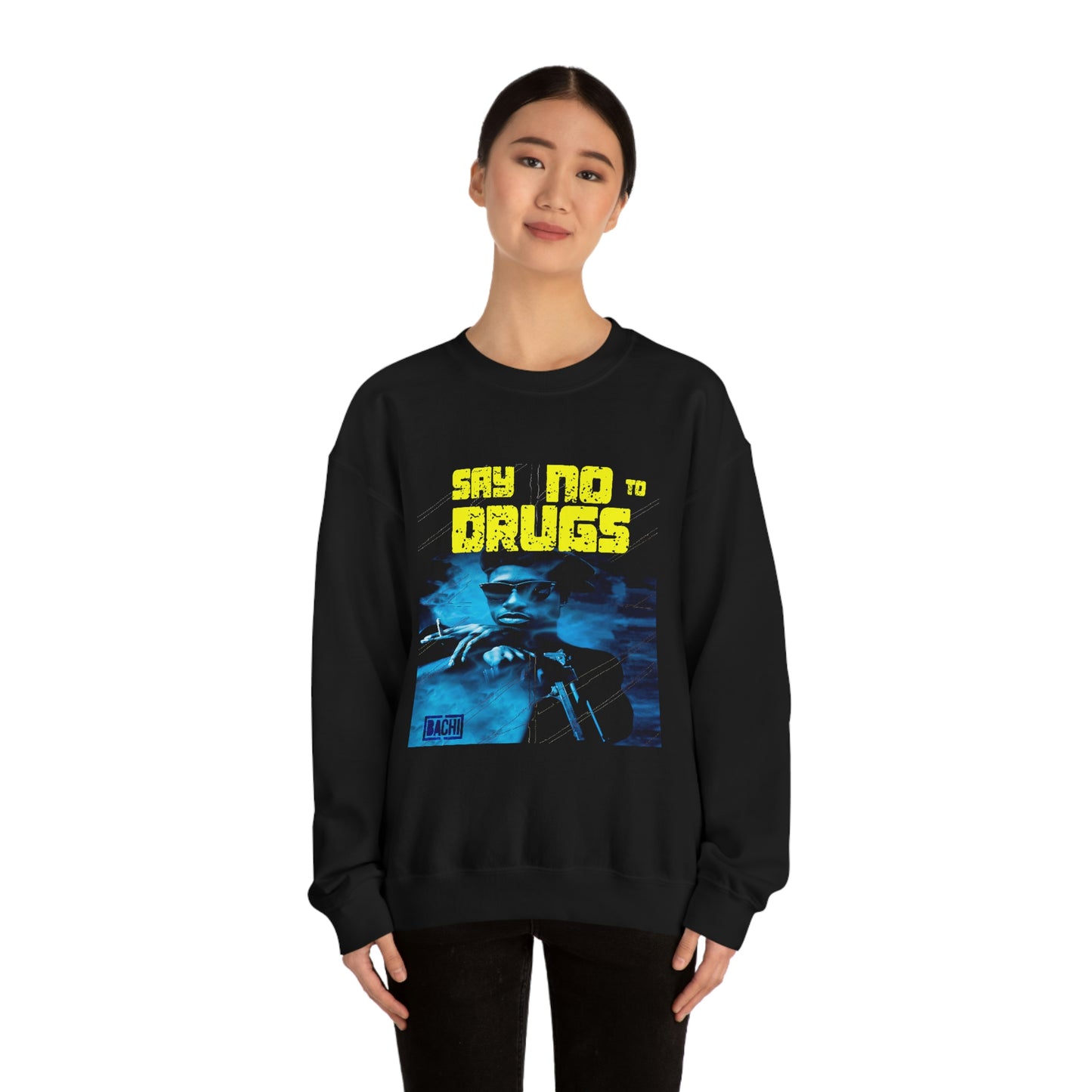 Unisex Sweatshirt Nino Brown Say No To Drugs