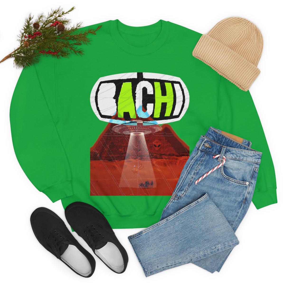 Unisex Sweatshirt Bachi Alien Abduction