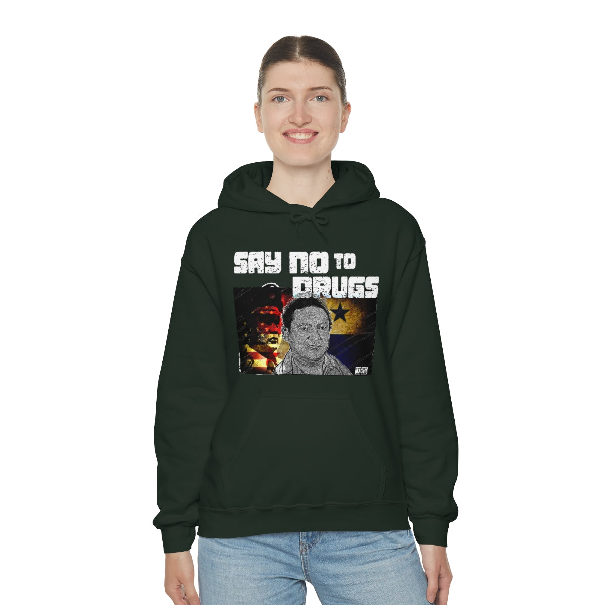 Unisex Hoodie Say No Drugs Manuel Noriega