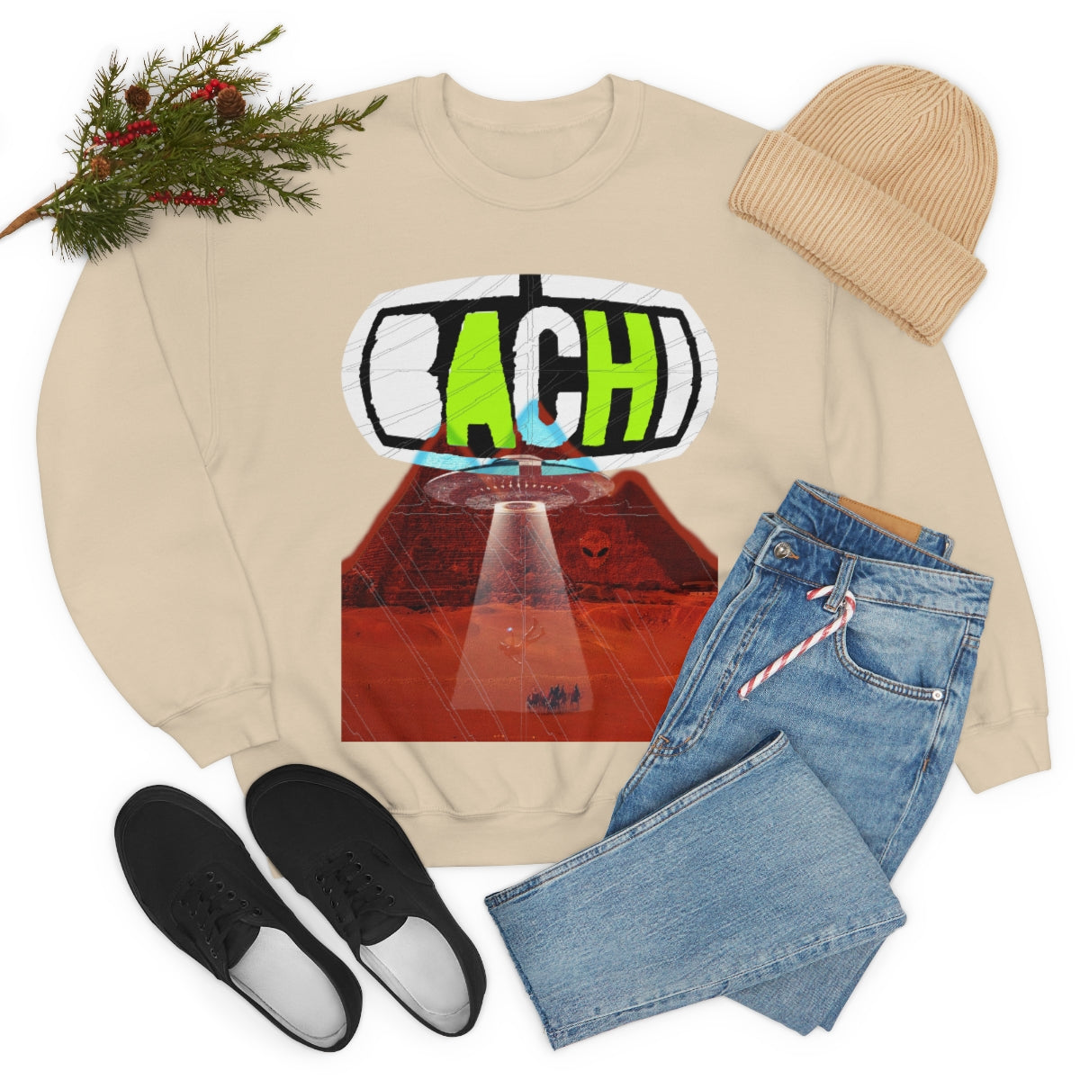 Unisex Sweatshirt Bachi Alien Abduction