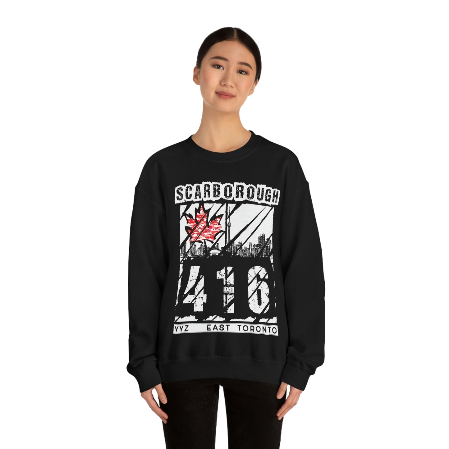 Unisex Sweatshirt Scarborough 416 Toronto