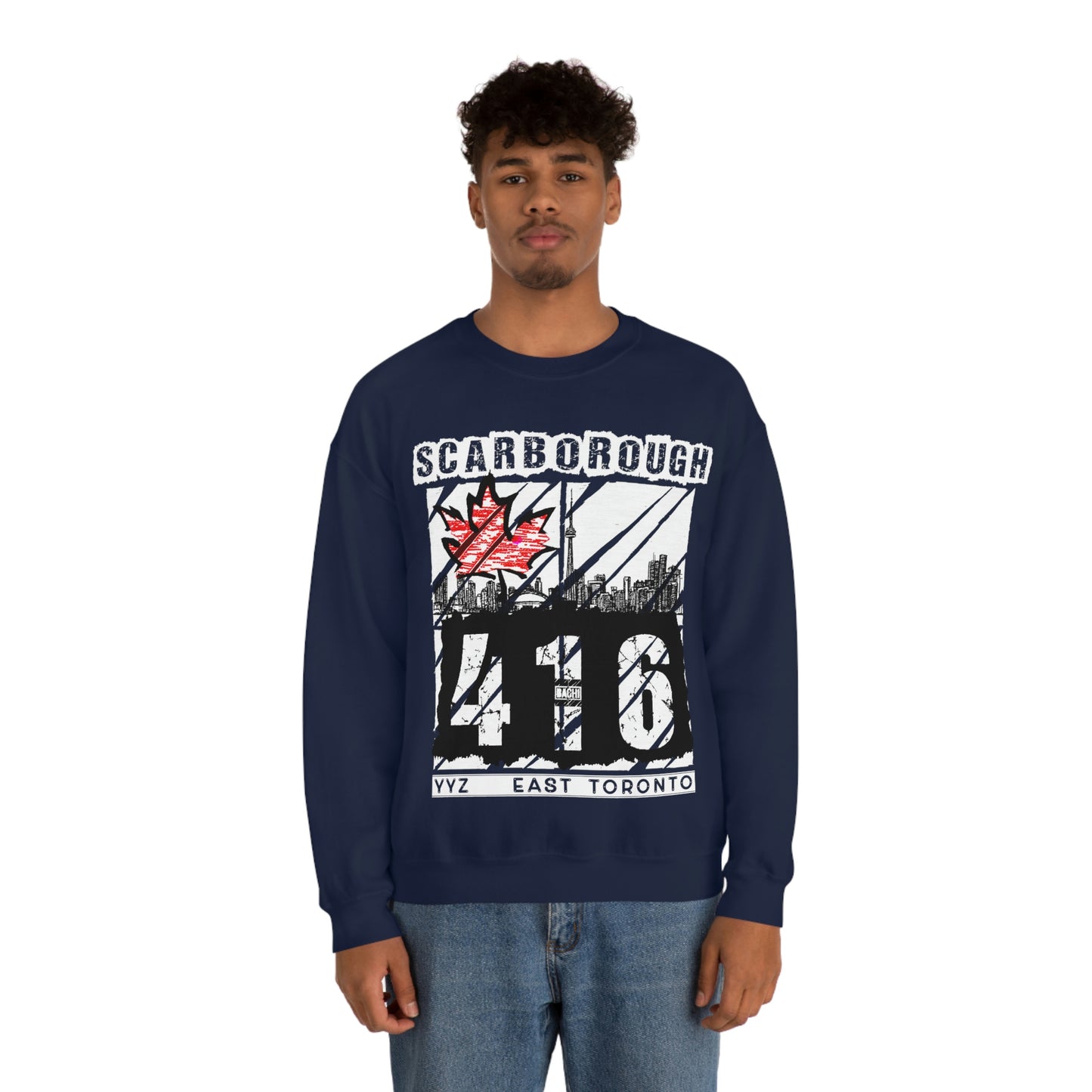 Unisex Sweatshirt Scarborough 416 Toronto