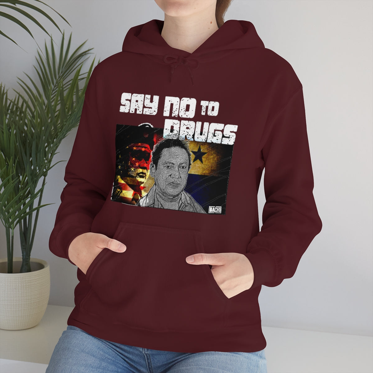 Unisex Hoodie Say No Drugs Manuel Noriega