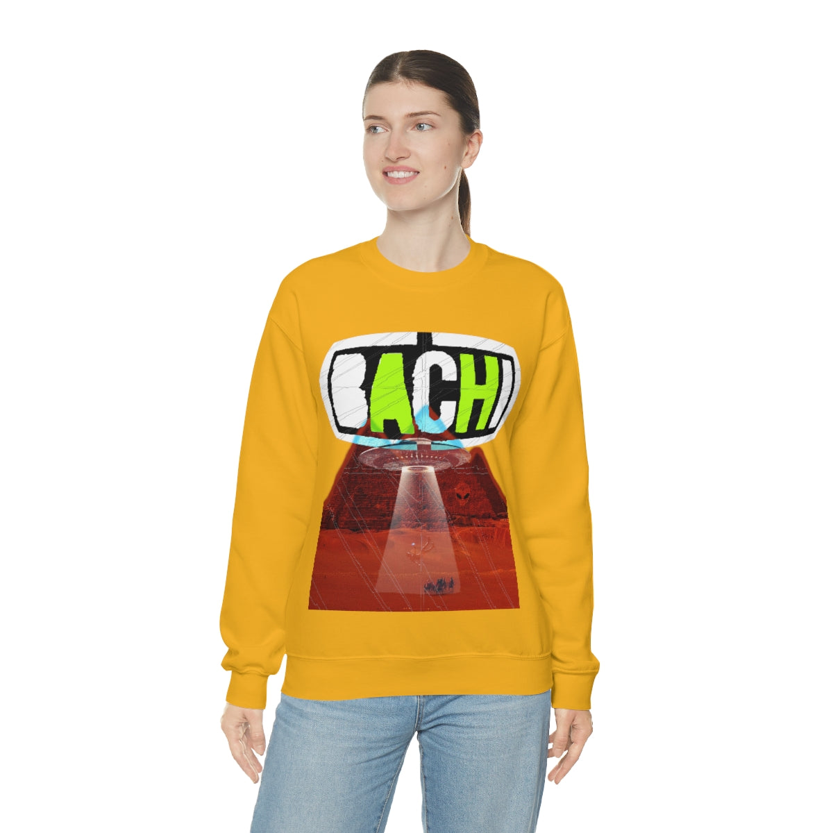 Unisex Sweatshirt Bachi Alien Abduction